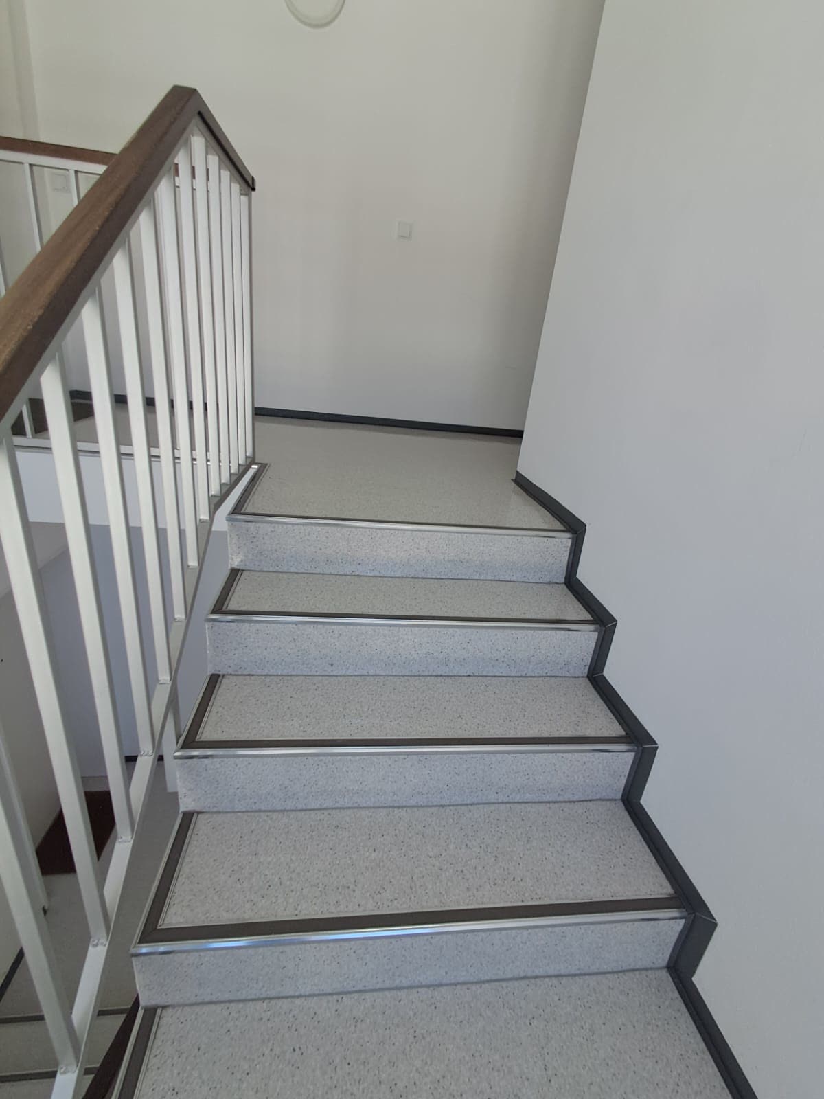 Modernes Treppenhaus gepflegt
